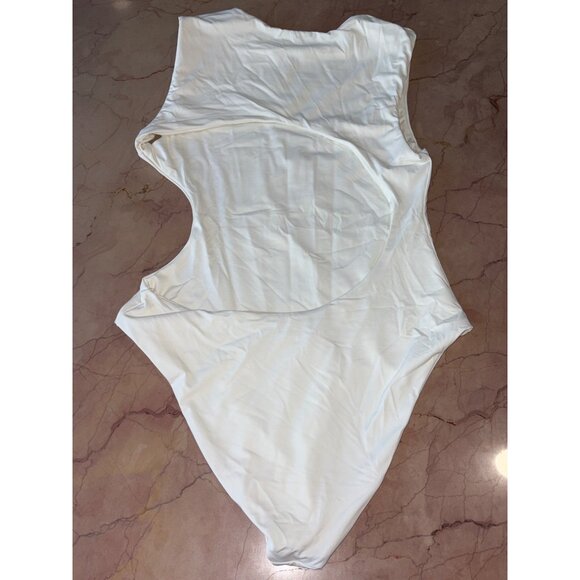 HAIGHT. Mariana One Piece in Off White Small New Womens backless Swimsuit - Picture 6 of 14